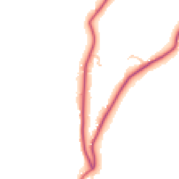 Daytime road noise heatmap for LA23 3LH
