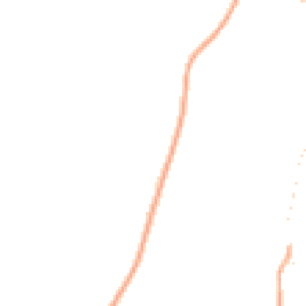 Night-time road noise heatmap for LA23 3LZ