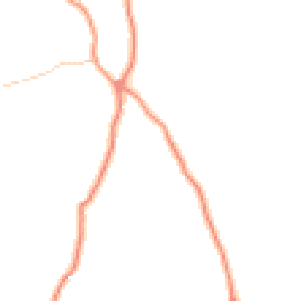 Daytime road noise heatmap for LA23 3NT