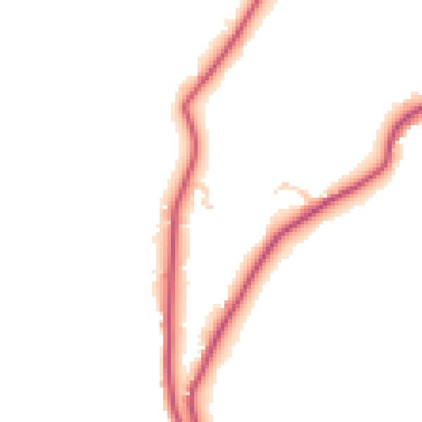Daytime road noise heatmap for LA23 3QP