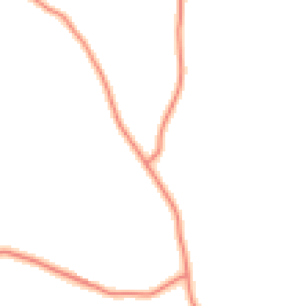 Daytime road noise heatmap for LA7 7AQ