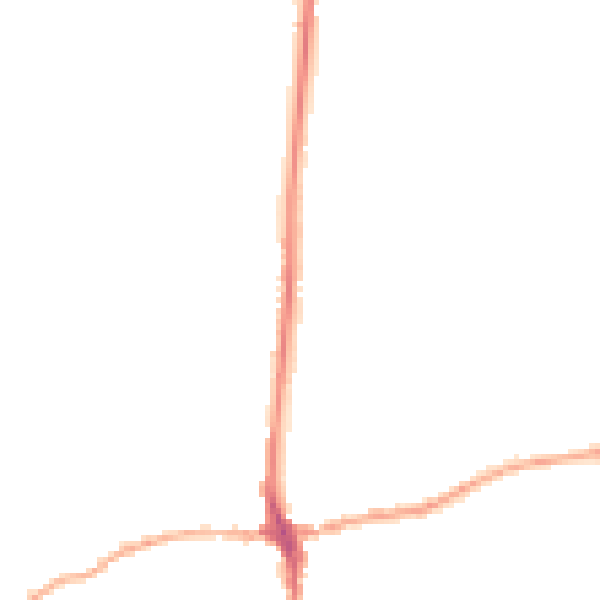 Night-time road noise heatmap for LA7 7DU
