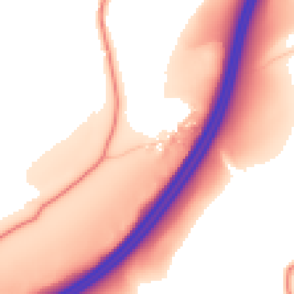 Daytime road noise heatmap for LA7 7NY