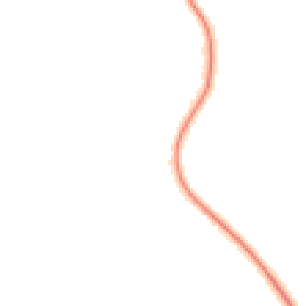 Night-time road noise heatmap for LA7 7RJ