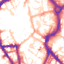 Daytime road noise heatmap for LE1 1RF