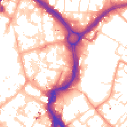 Daytime road noise heatmap for LE1 1SJ