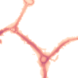 Night-time road noise heatmap for LE1 2FA