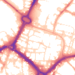 Daytime road noise heatmap for LE1 2GB