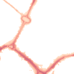 Night-time road noise heatmap for LE1 2GB