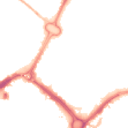 Night-time road noise heatmap for LE1 2GS