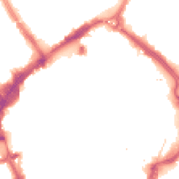 Night-time road noise heatmap for LE1 3AF