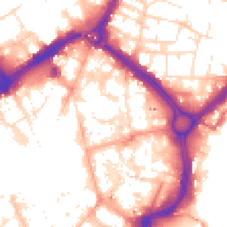 Daytime road noise heatmap for LE1 3RF