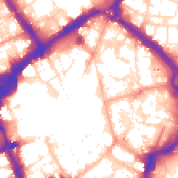 Daytime road noise heatmap for LE1 3YD