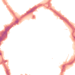 Night-time road noise heatmap for LE1 3YD