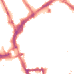 Night-time road noise heatmap for LE1 4FQ