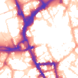 Daytime road noise heatmap for LE1 5FQ