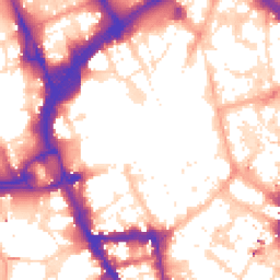 Daytime road noise heatmap for LE1 5FT
