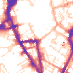 Daytime road noise heatmap for LE1 6BU