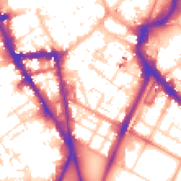 Daytime road noise heatmap for LE1 6TP