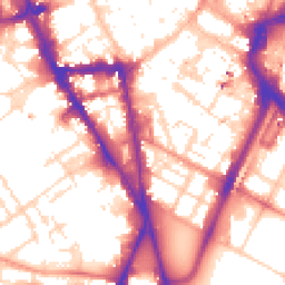 Daytime road noise heatmap for LE1 6YE