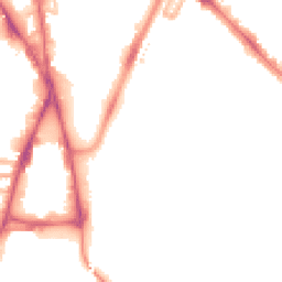 Night-time road noise heatmap for LE1 7HB