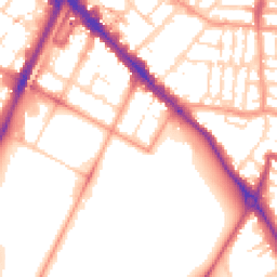 Daytime road noise heatmap for LE1 7PA