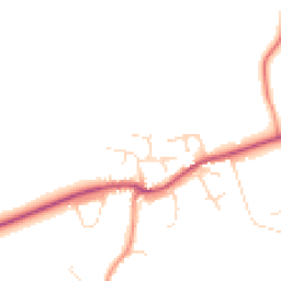 Daytime road noise heatmap for LE12 5AJ