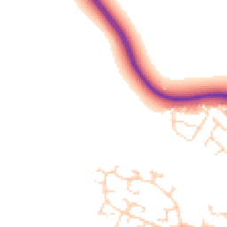 Daytime road noise heatmap for LE12 5BT
