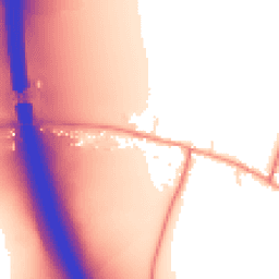 Daytime road noise heatmap for LE12 5DZ