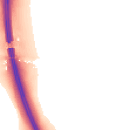 Night-time road noise heatmap for LE12 5DZ