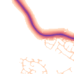 Daytime road noise heatmap for LE12 5ED