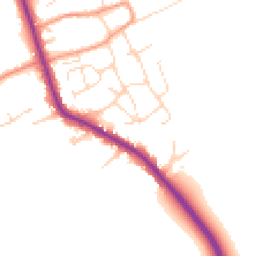 Daytime road noise heatmap for LE12 5HP