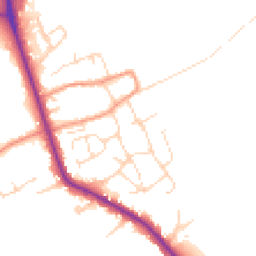 Daytime road noise heatmap for LE12 5JJ