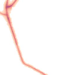 Night-time road noise heatmap for LE12 5LA