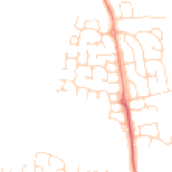 Daytime road noise heatmap for LE12 6HD