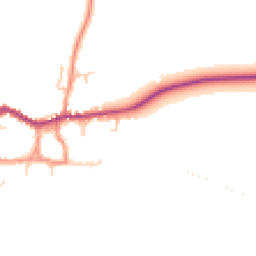 Daytime road noise heatmap for LE12 6SJ