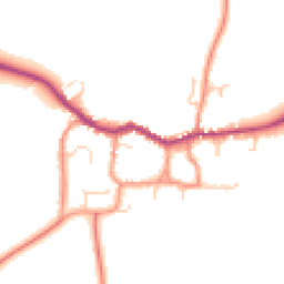 Daytime road noise heatmap for LE12 6TA