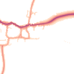 Daytime road noise heatmap for LE12 6TT