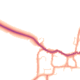 Daytime road noise heatmap for LE12 6XS