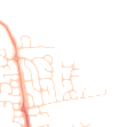 Daytime road noise heatmap for LE12 6YE