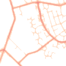 Daytime road noise heatmap for LE12 7DY