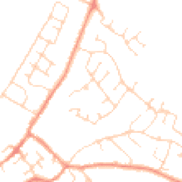 Daytime road noise heatmap for LE12 7EF