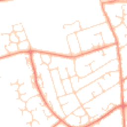 Daytime road noise heatmap for LE12 7GW