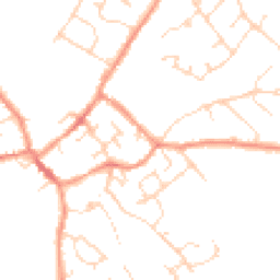 Daytime road noise heatmap for LE12 7LJ