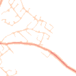 Daytime road noise heatmap for LE12 7QD