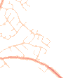 Daytime road noise heatmap for LE12 7QN