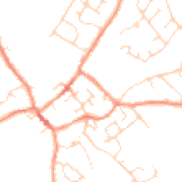 Daytime road noise heatmap for LE12 7SZ