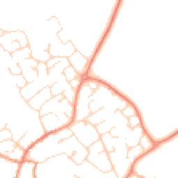 Daytime road noise heatmap for LE12 8FB