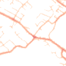 Daytime road noise heatmap for LE12 8FR