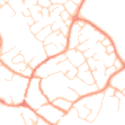 Daytime road noise heatmap for LE12 8JQ